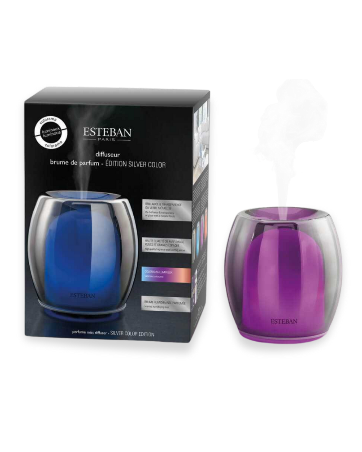 Diffusore di fragranze a nebulizzazione - Edizione color argento