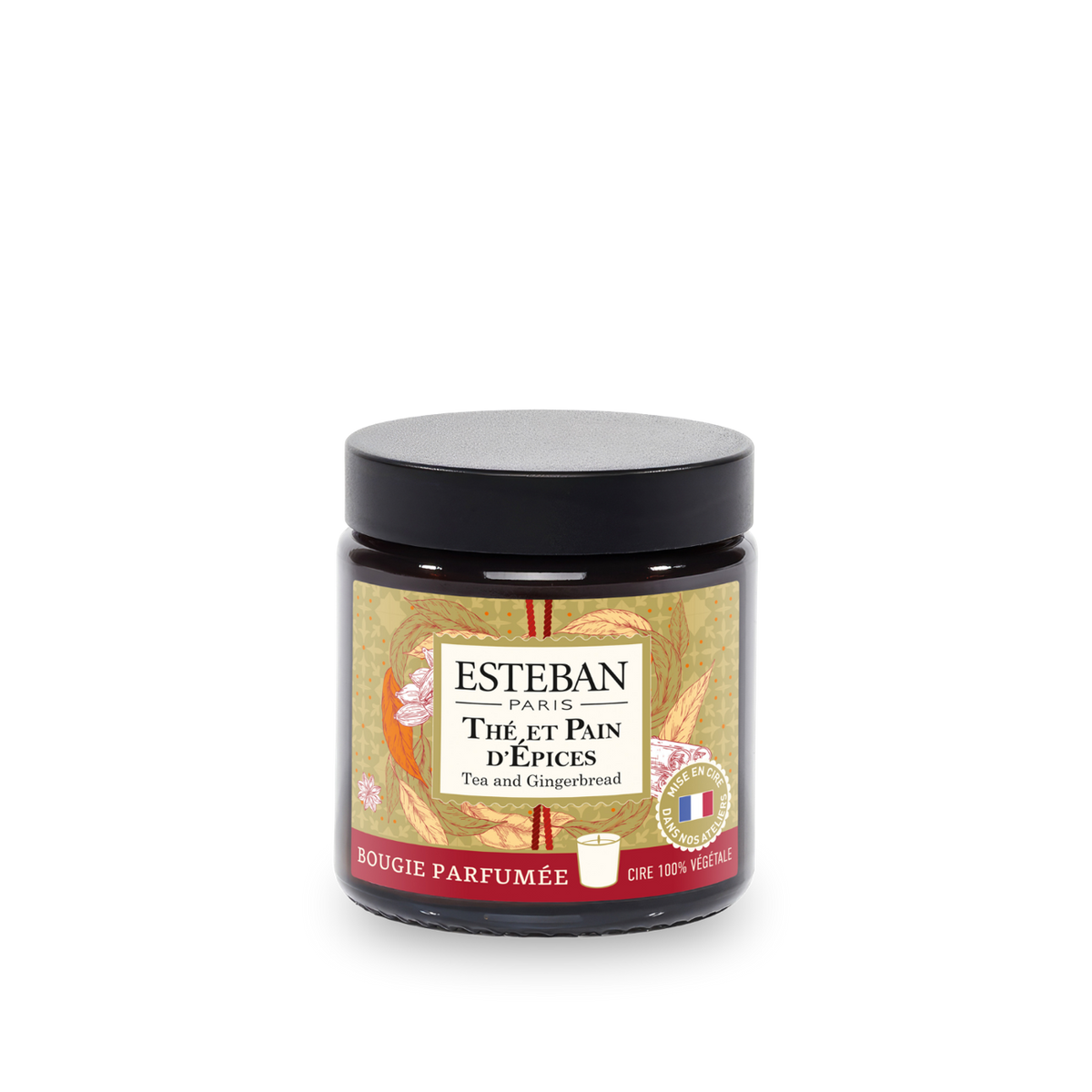 Candela profumata in vasetto - Tè e pan di zenzero - edizione limitata natalizia - 90 g