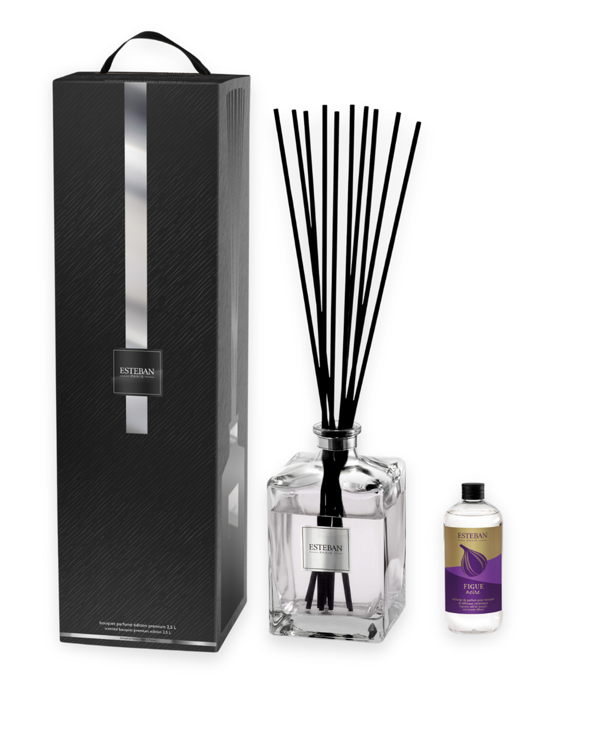 Bouquet profumato - Figue Noire - Edizione Premium - ricaricabile - 2,5 l