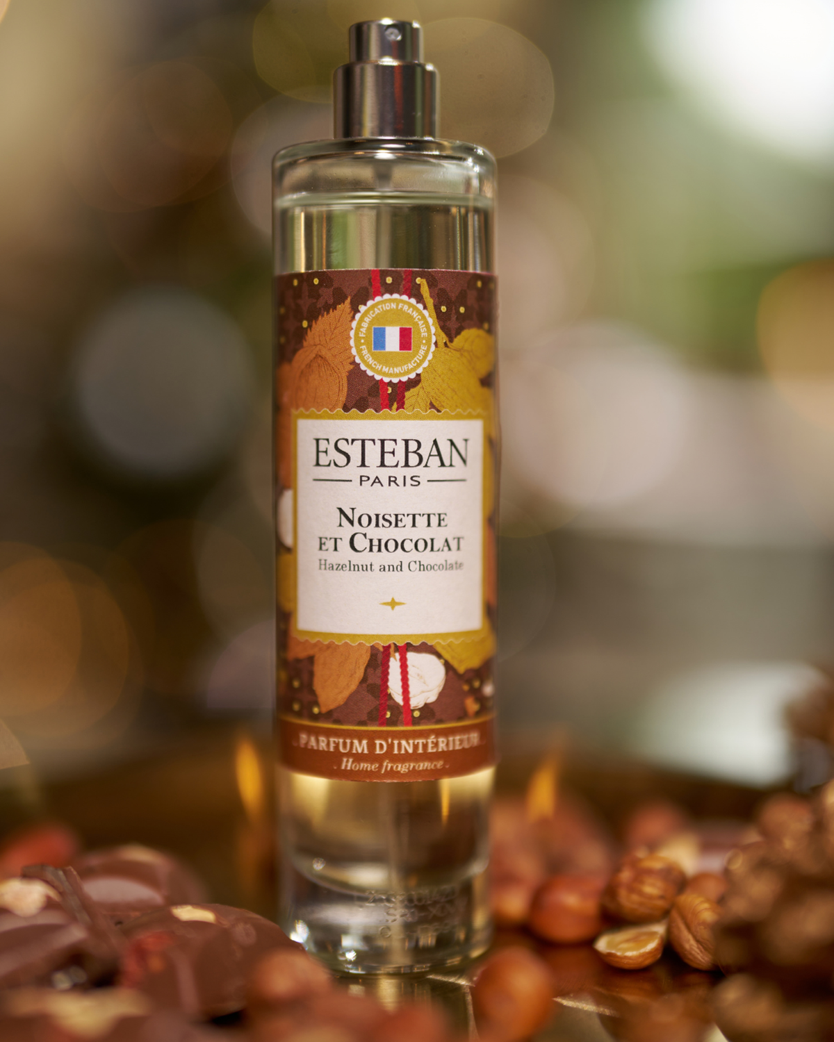 Spray per ambienti - Nocciola e Cioccolato - Edizione limitata di Natale - 75 ml