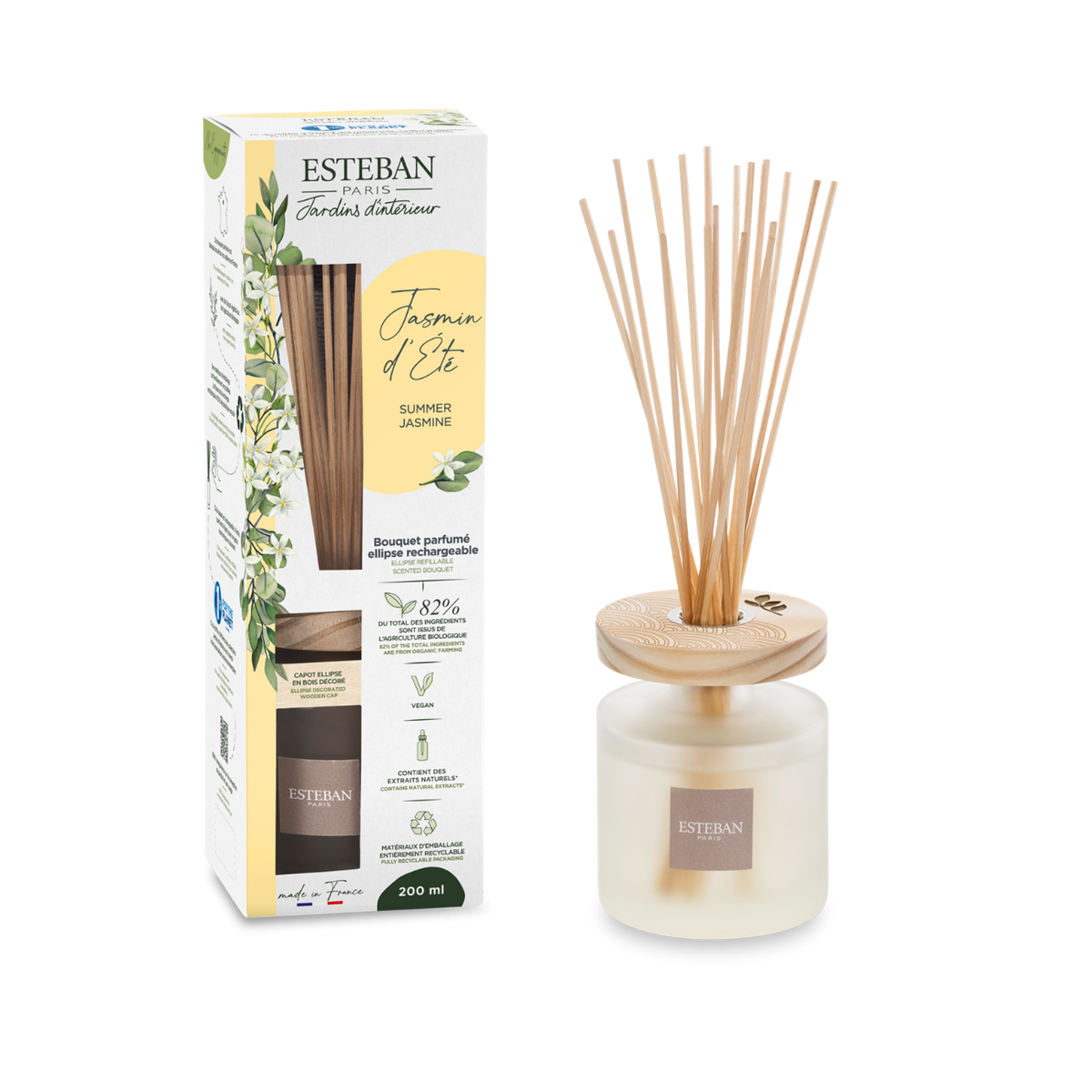 Bouquet profumato Ellipse - Gelsomino estivo - ricaricabile - 200 ml