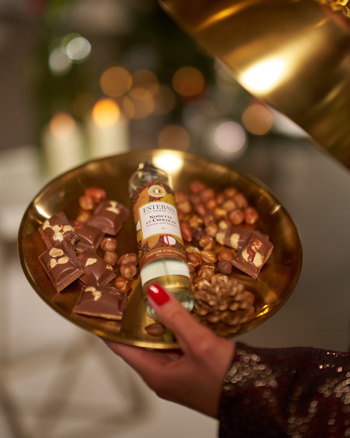 Spray per ambienti - Nocciola e Cioccolato - Edizione limitata di Natale - 75 ml
